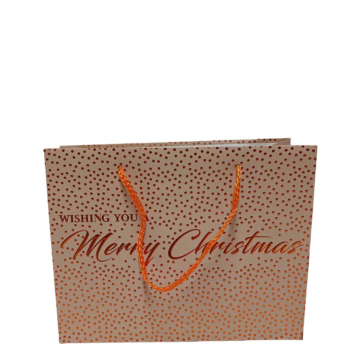 Saco de oferta dots 23x18x8cm,  Saco de oferta dots 23x18x8cm