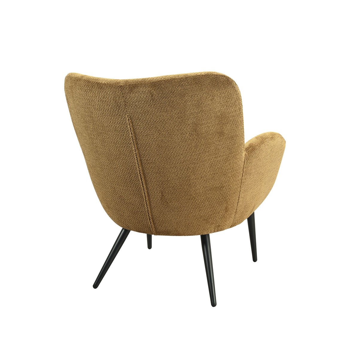 Poltrona BIRKA tecido ocre