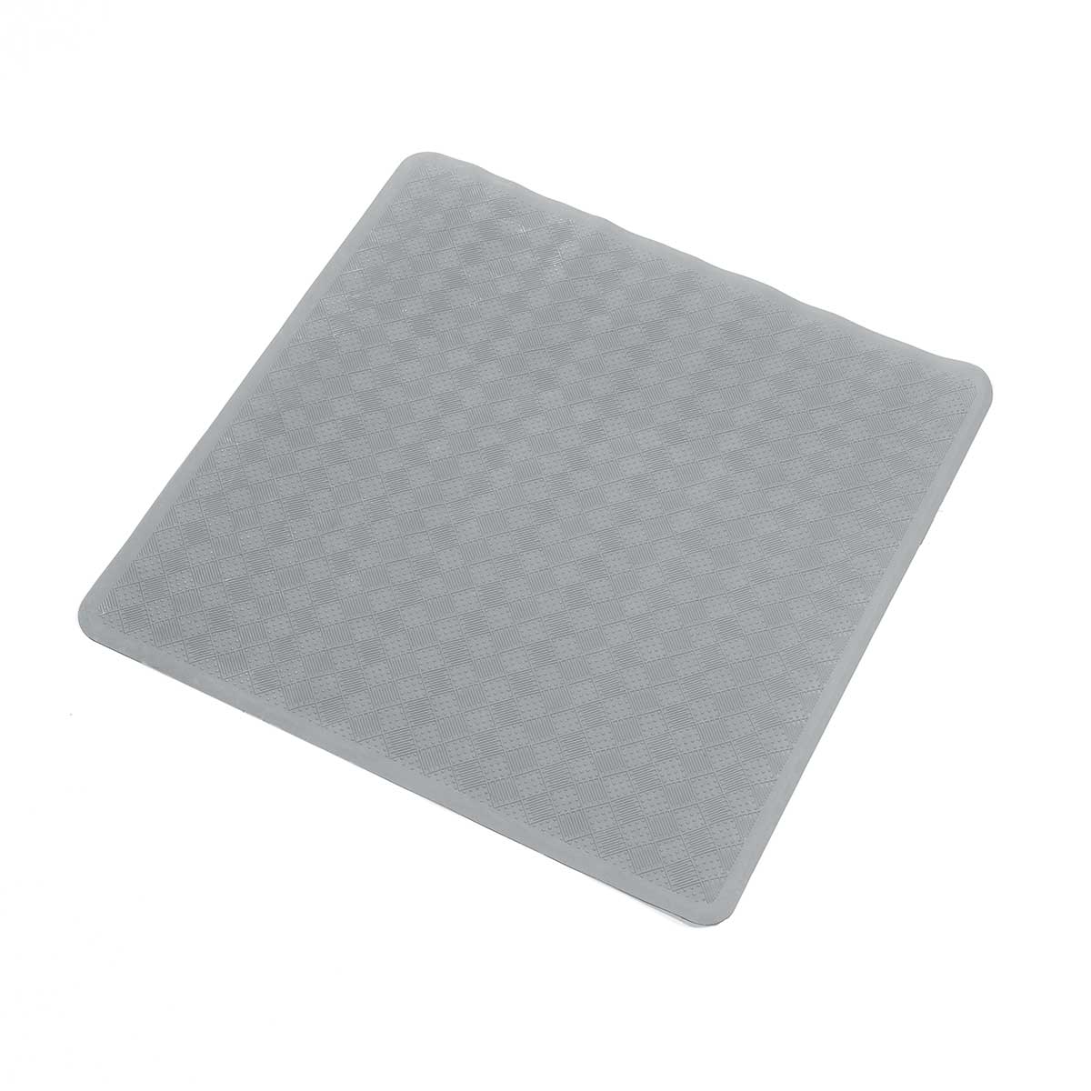 Tapete WC Antiderrapante Cinza Escuro 53x53cm