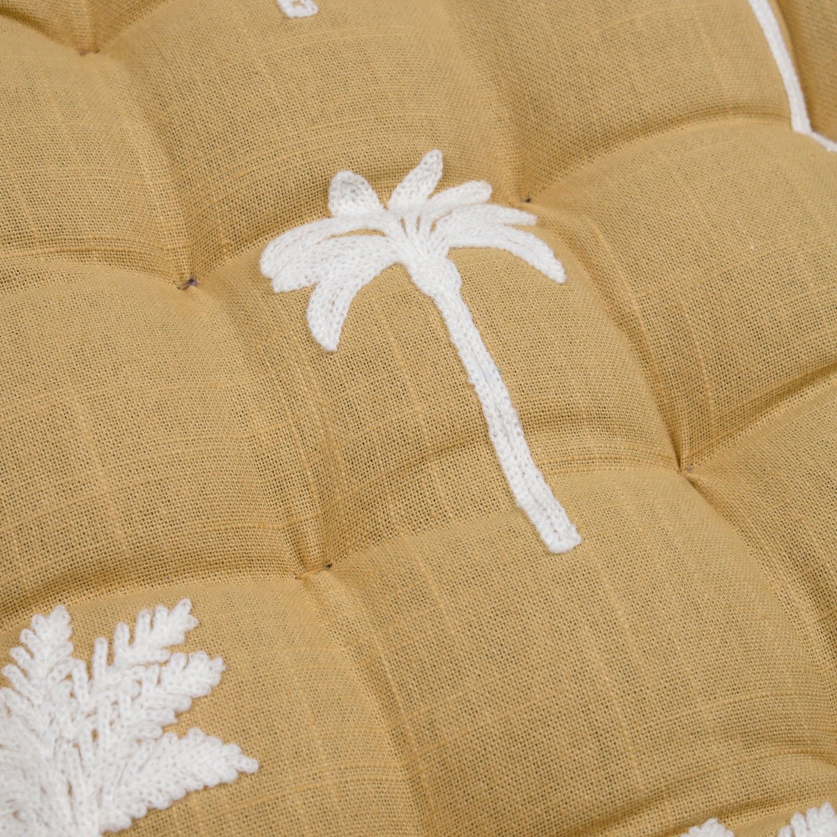 Coxim para cadeira CASABLANCA amarela 38x38cm