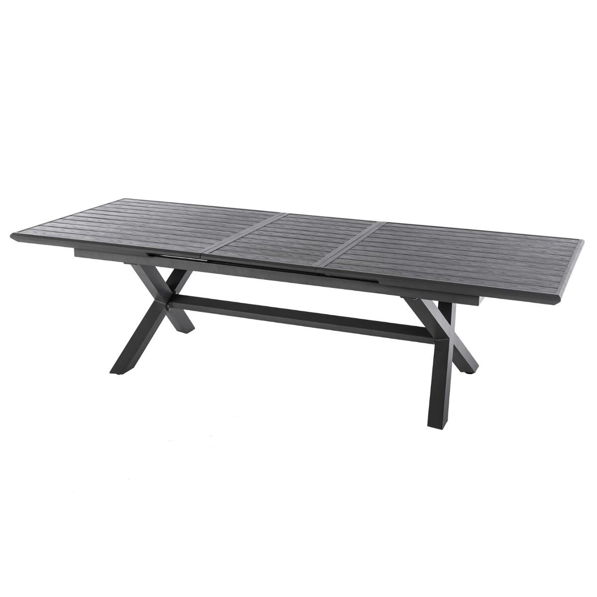 Mesa extensível AXIOME cinza ardósia 220-279cm,  Mesa extensível AXIOME cinza ardósia 220-279cm