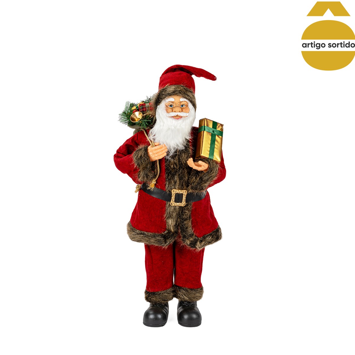 Pai natal clássico 90cm