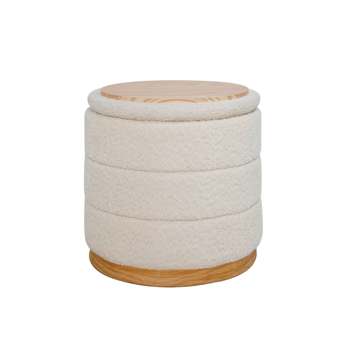 Pufe/mesa BATH bege 37x39cm