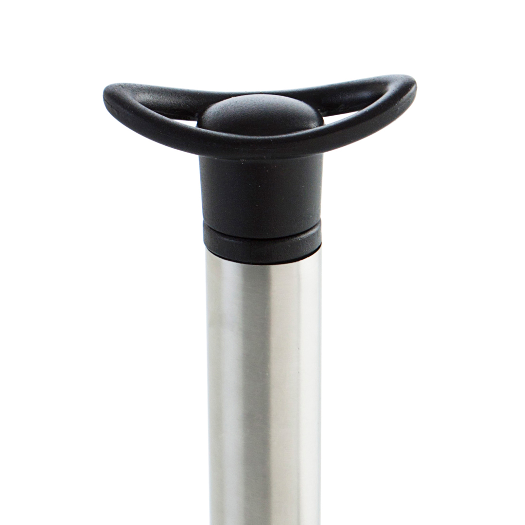 Bomba de v&aacute;cuo para garrafa de vinho com 2 tampas