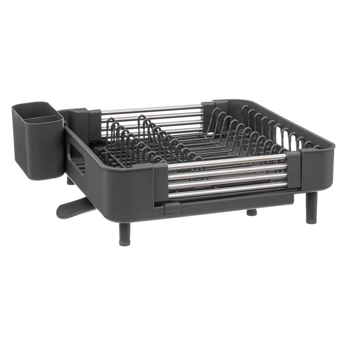 Escorredor de loi&ccedil;a com 1 n&iacute;vel ETIRA cinza