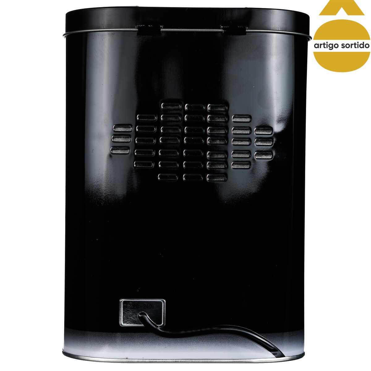 Lata Com Decora&ccedil;&atilde;o De M&aacute;quina De Caf&eacute;