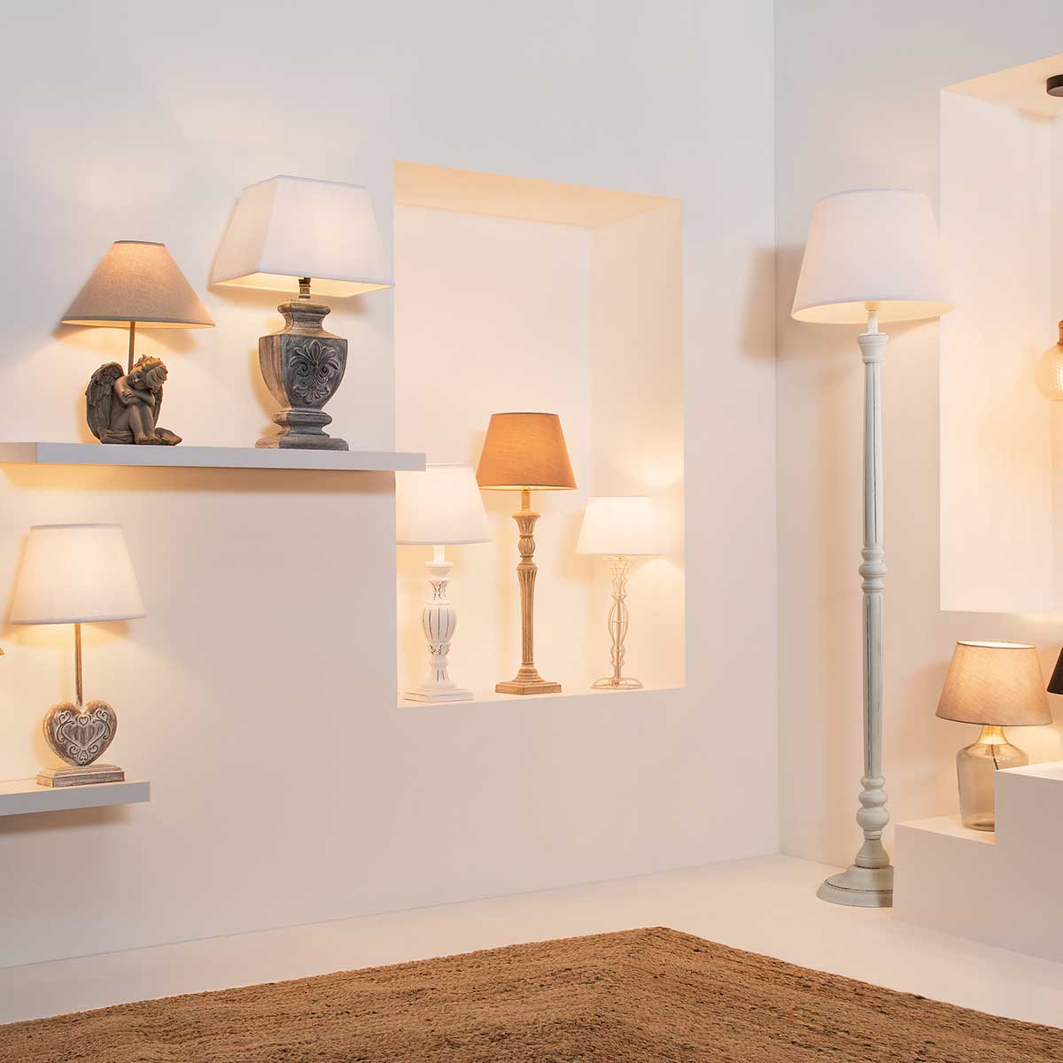 Candeeiro de mesa socoro cinza,  Candeeiro de mesa socoro cinza