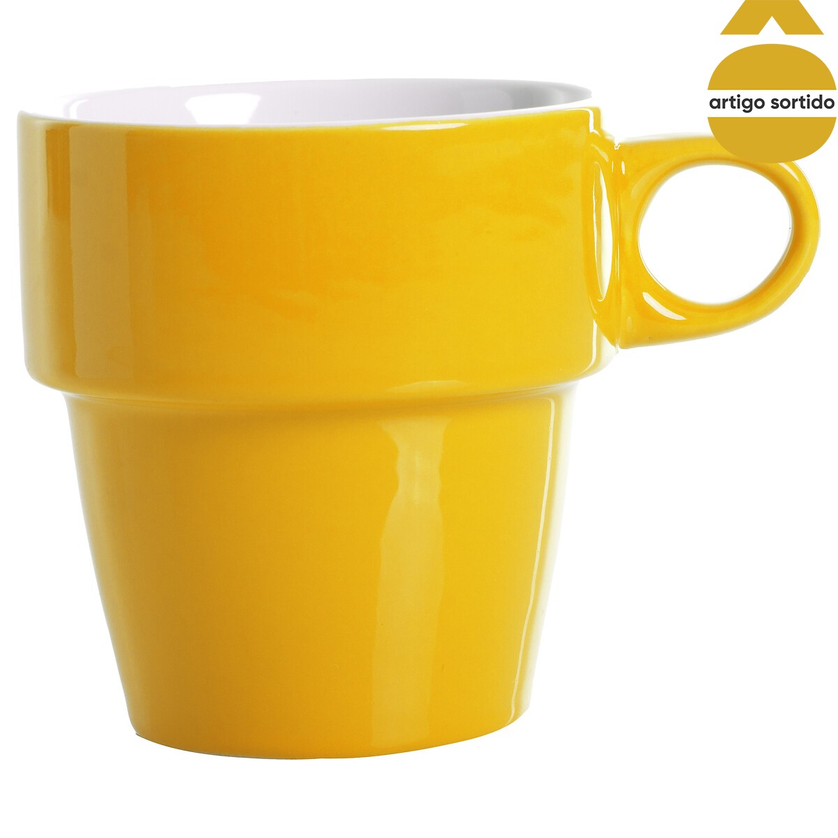 Conjunto de 6 chávenas coloridas