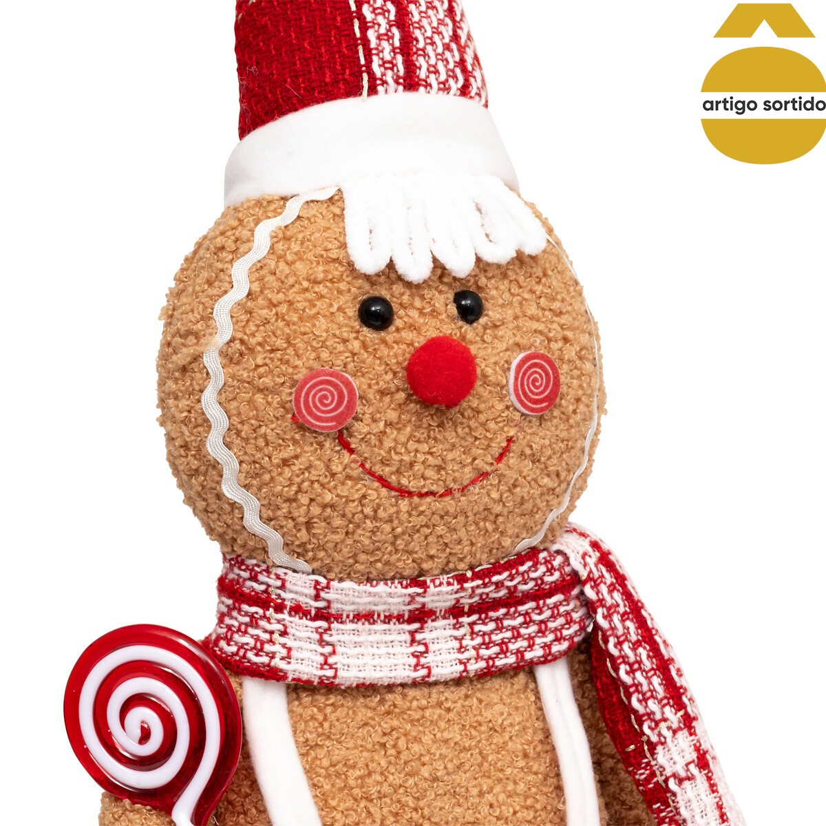 Figura bolacha de gengibre extensível 89cm