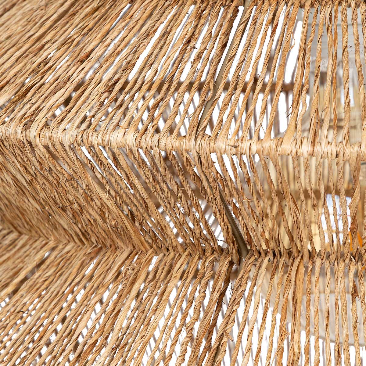 Candeeiro de teto LIZAI bege em juta