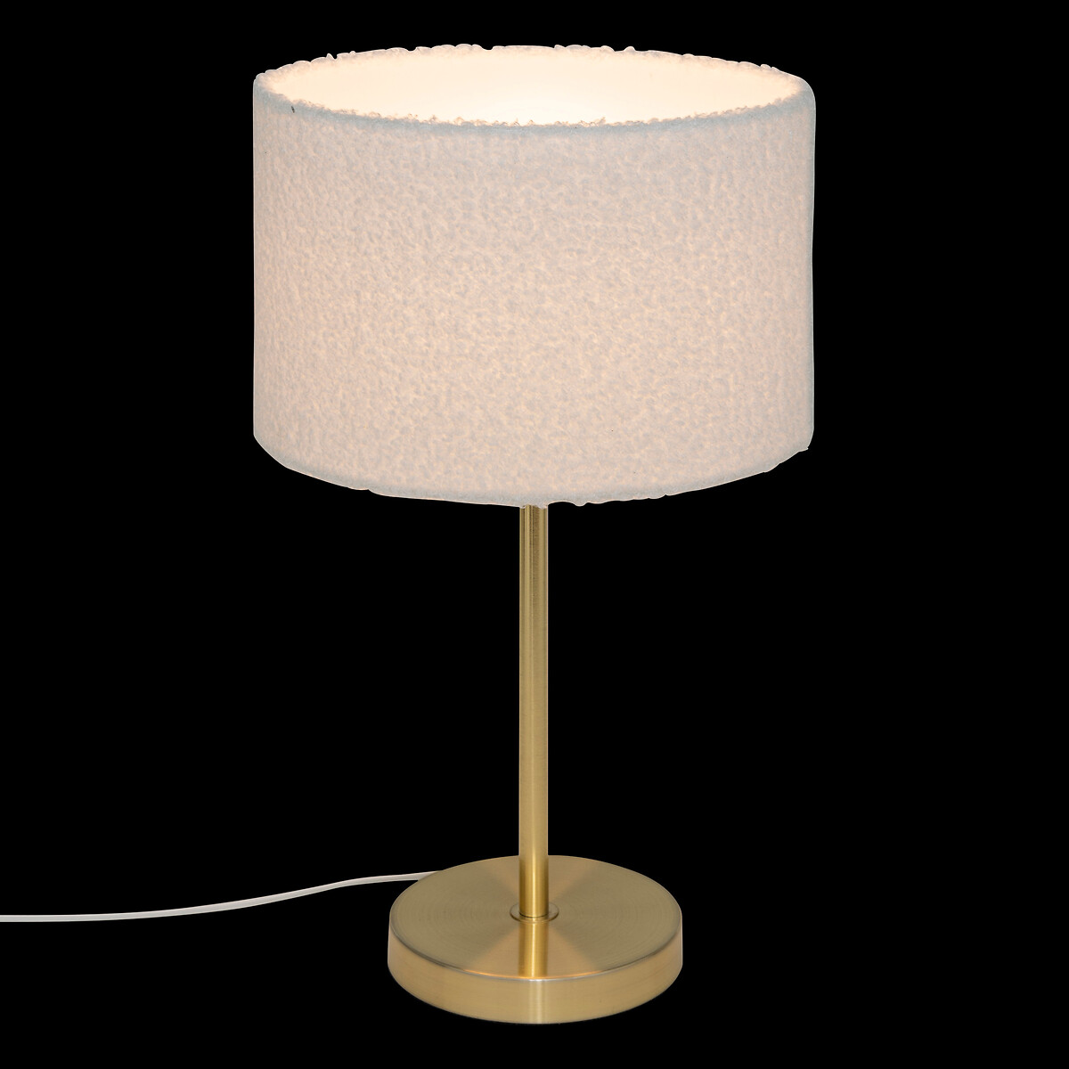 Candeeiro de mesa TINA dourado em metal