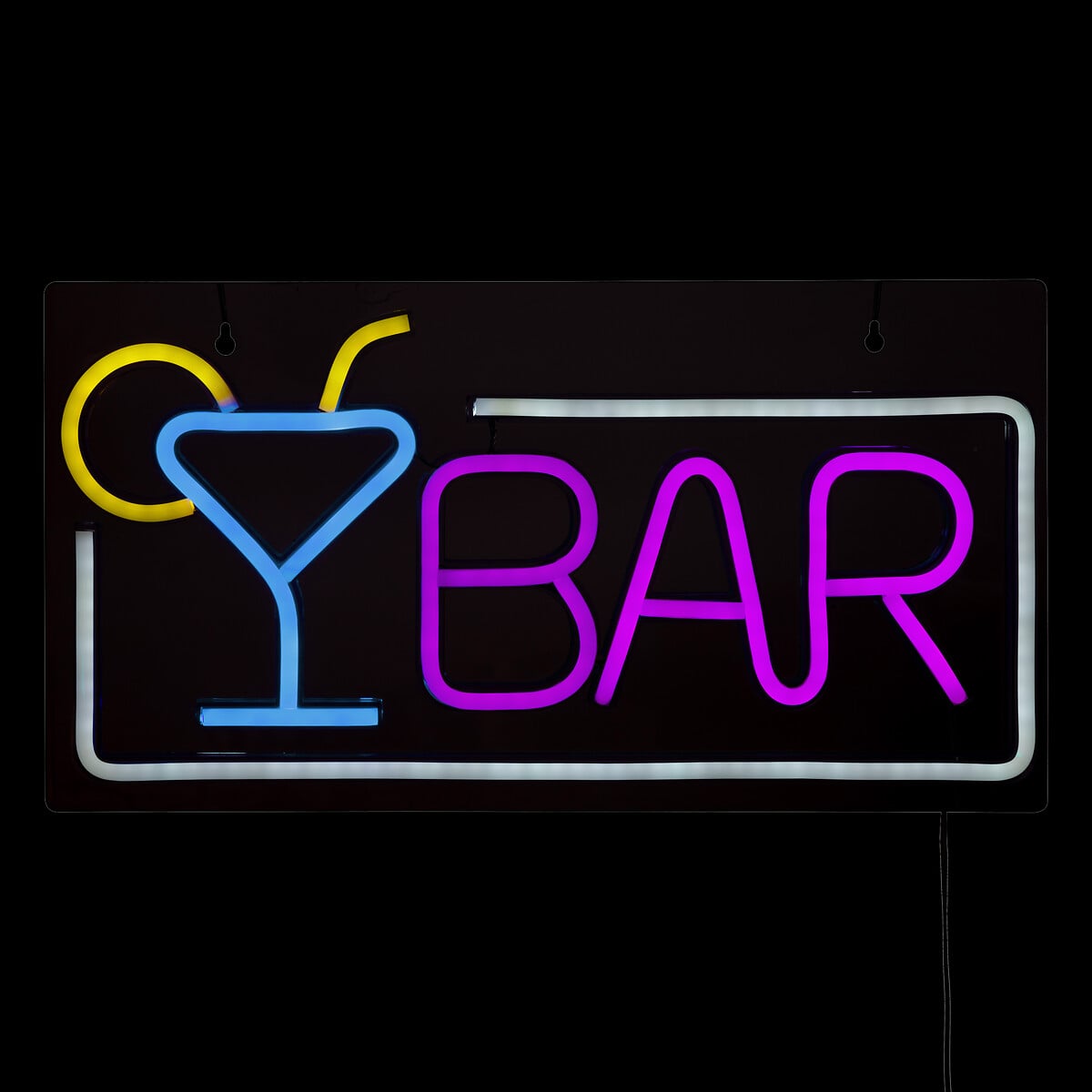 Decora&ccedil;&atilde;o de mural led Neon bar