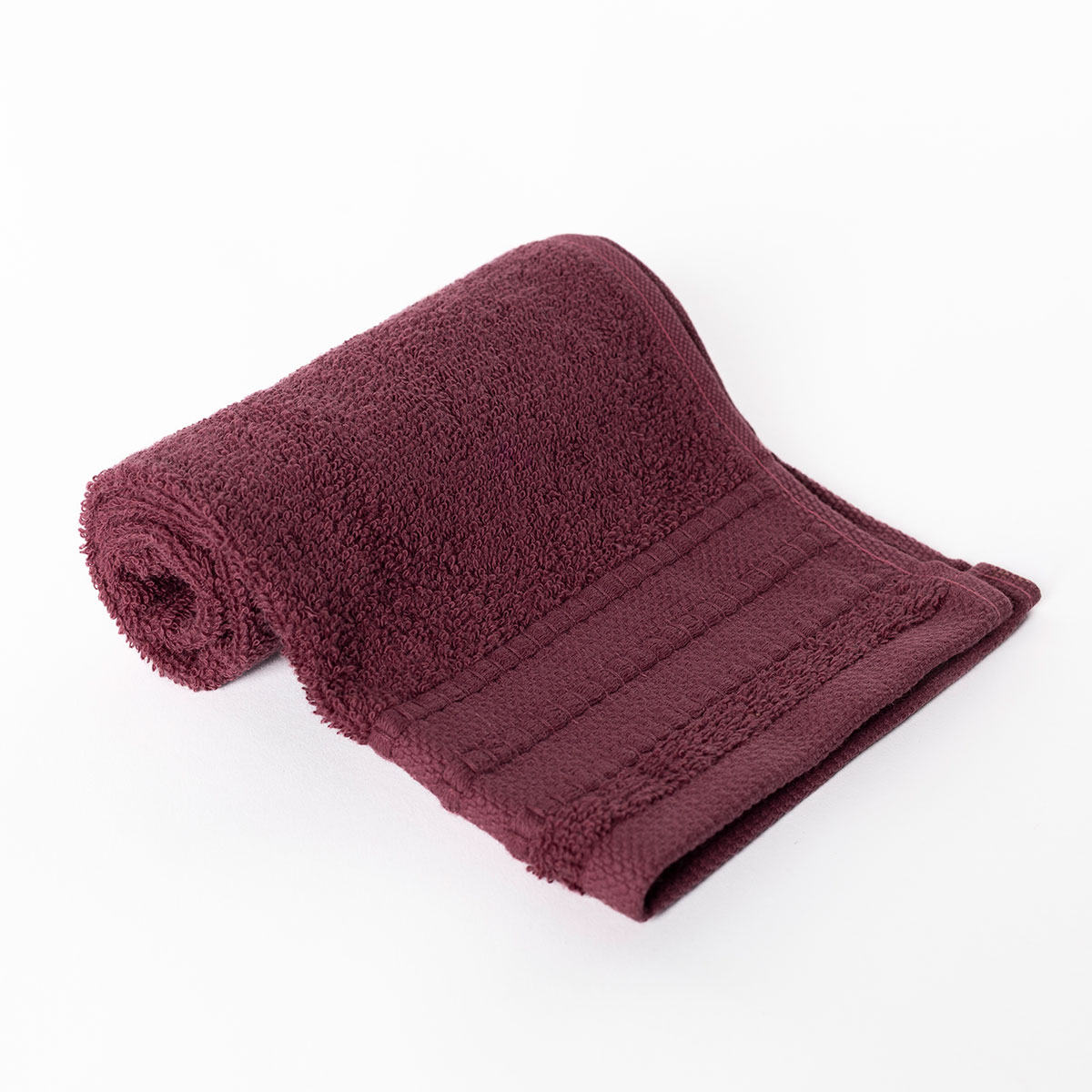 Toalha ESSENZA rosa de algod&atilde;o 30x50cm