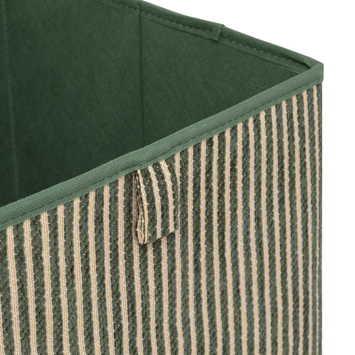 Caixa de arruma&ccedil;&atilde;o COTTY verde 31x31cm