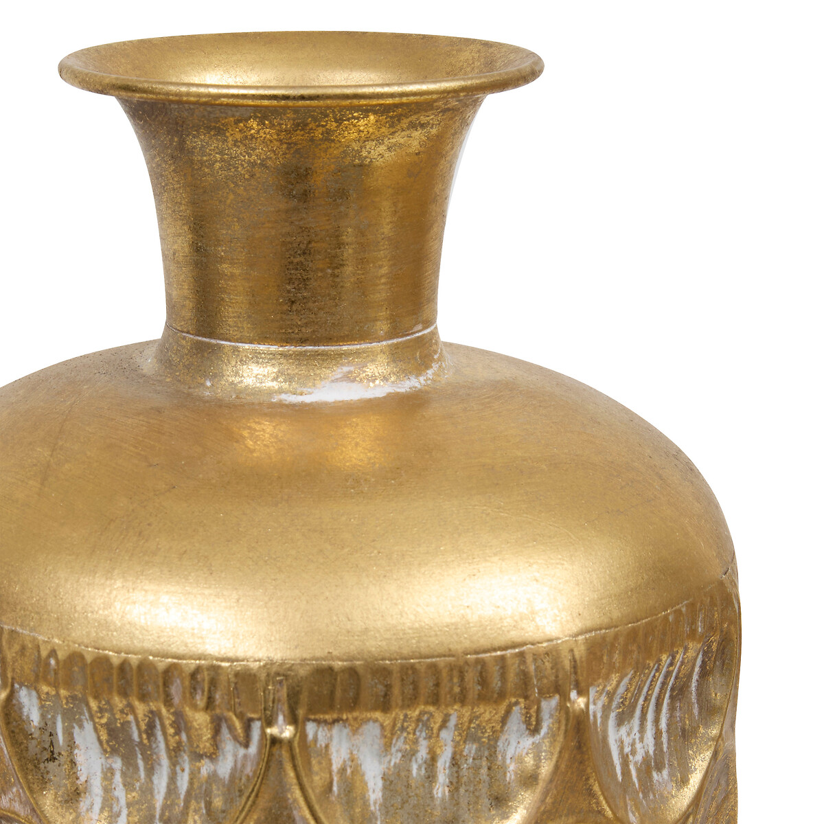 Jarra com textura BELLI dourado 60cm