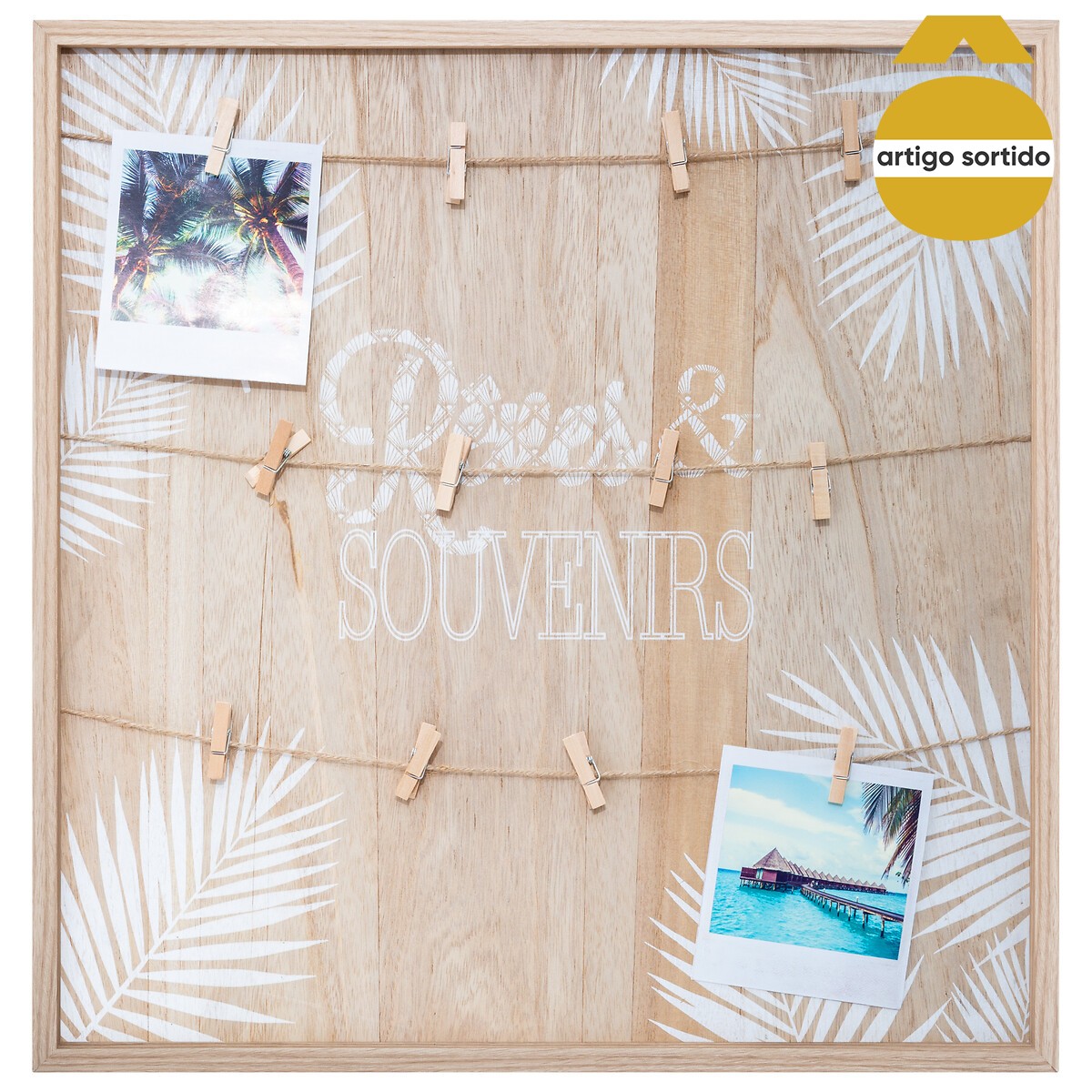 Porta fotos decorado 48x48cm