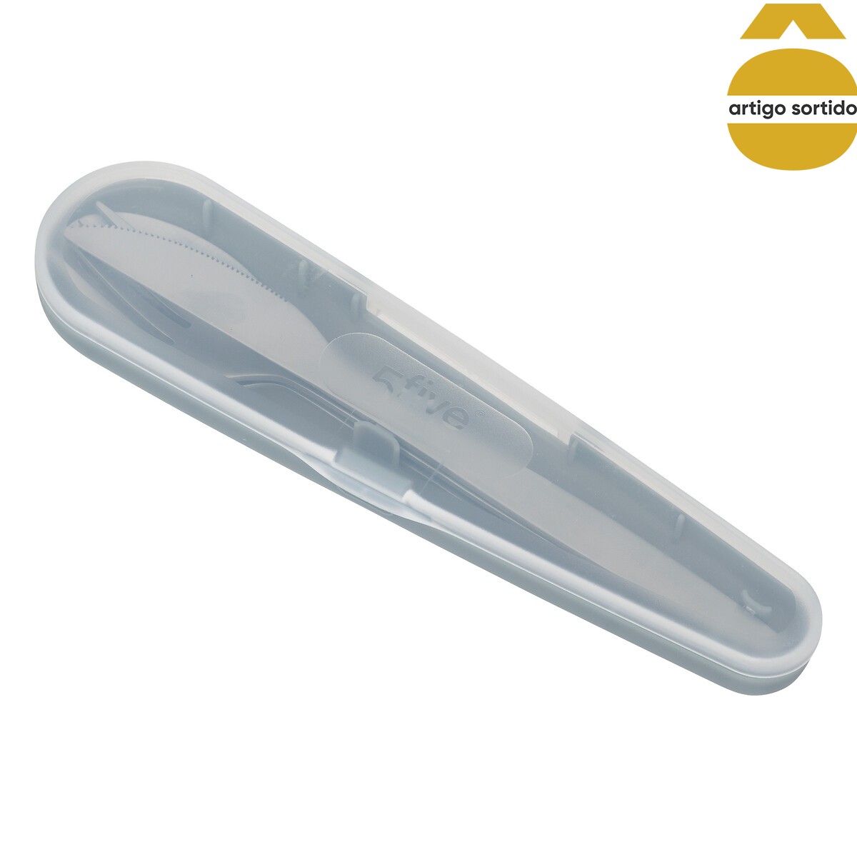 Porta talheres com 3 talheres