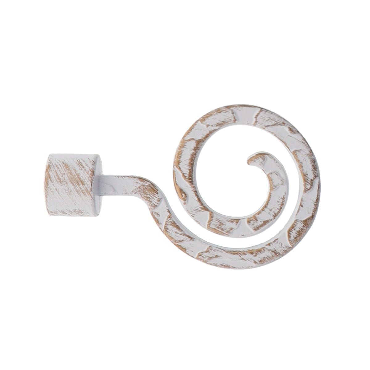 Conjunto de 2 terminais DEMEURE branco e dourado