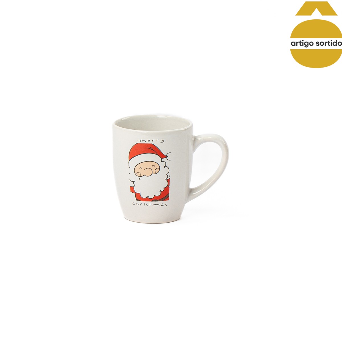 Caneca merry christmas em cer&acirc;mica 35cl