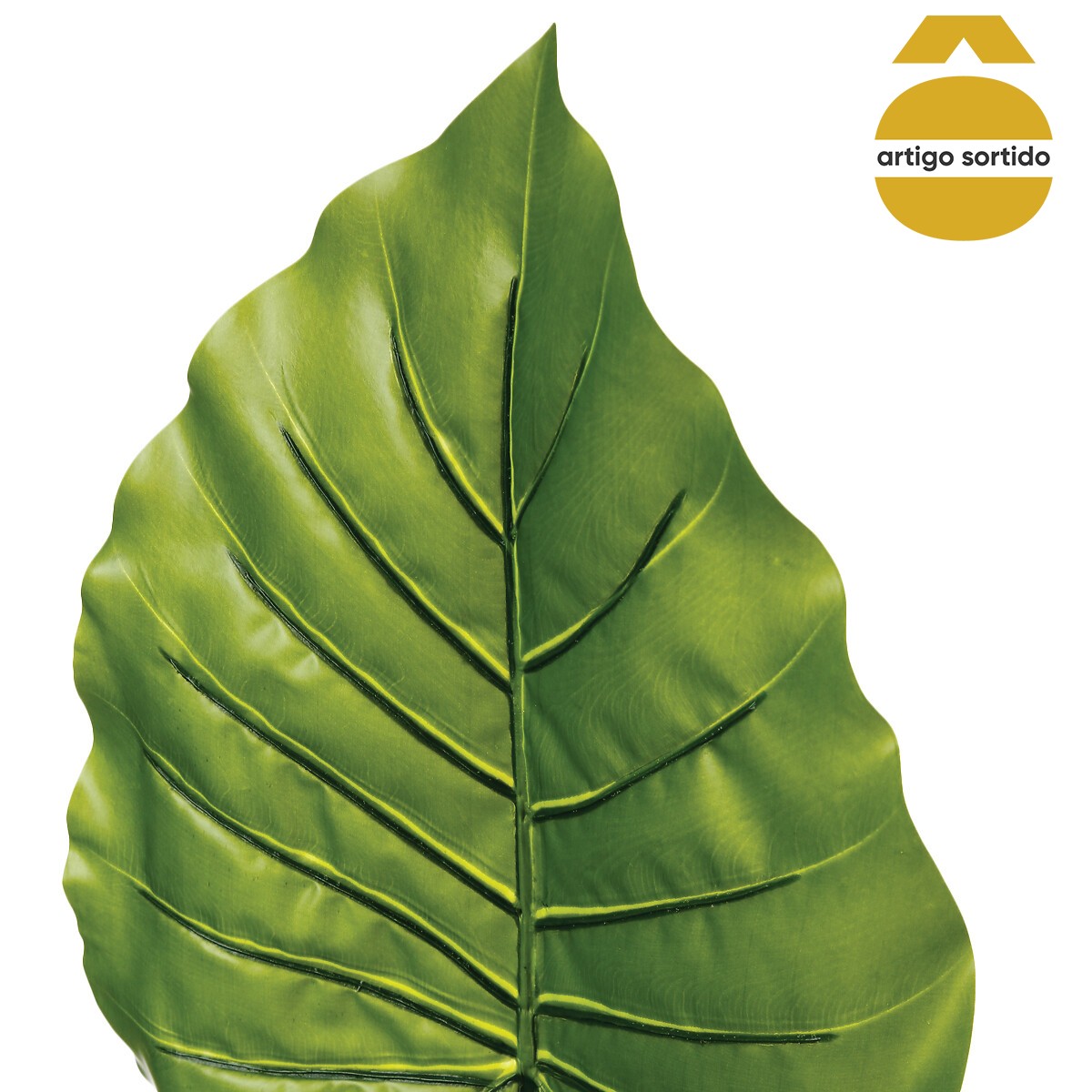 Haste verde folha monstera artificial 95cm