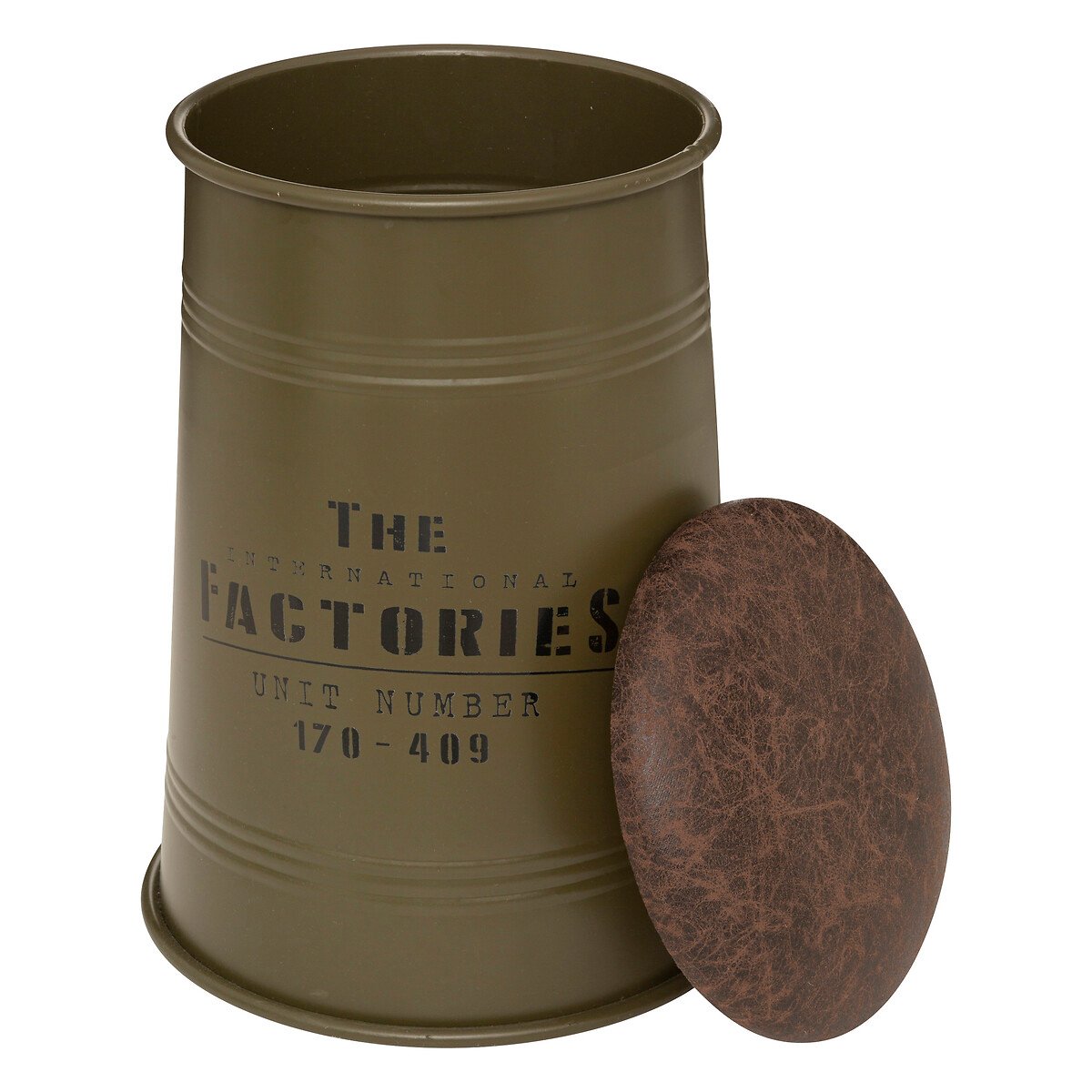 Pufe JOAO verdei em metal 47cm