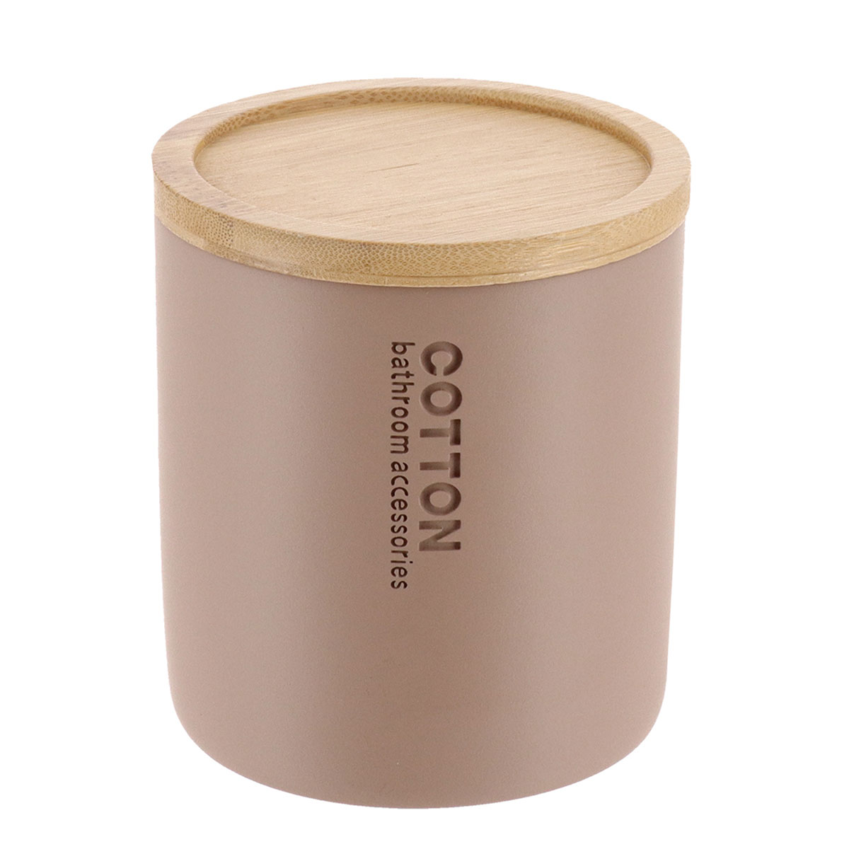 Caixa para algod&atilde;o taupe