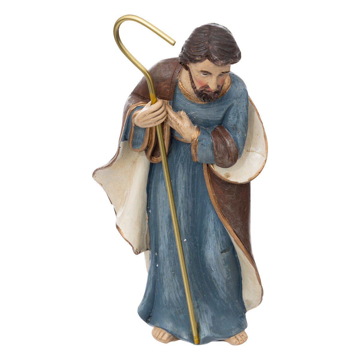 Conjunto de 8 figuras para pres&eacute;pio em resina 16cm