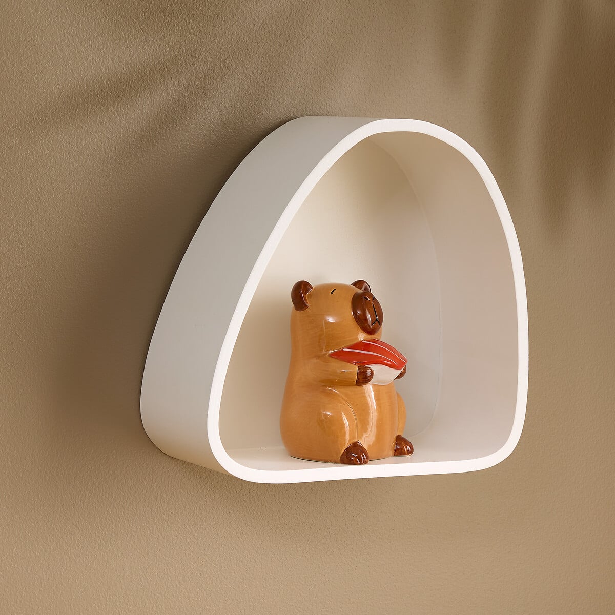 Mealheiro capivara castanho 15cm