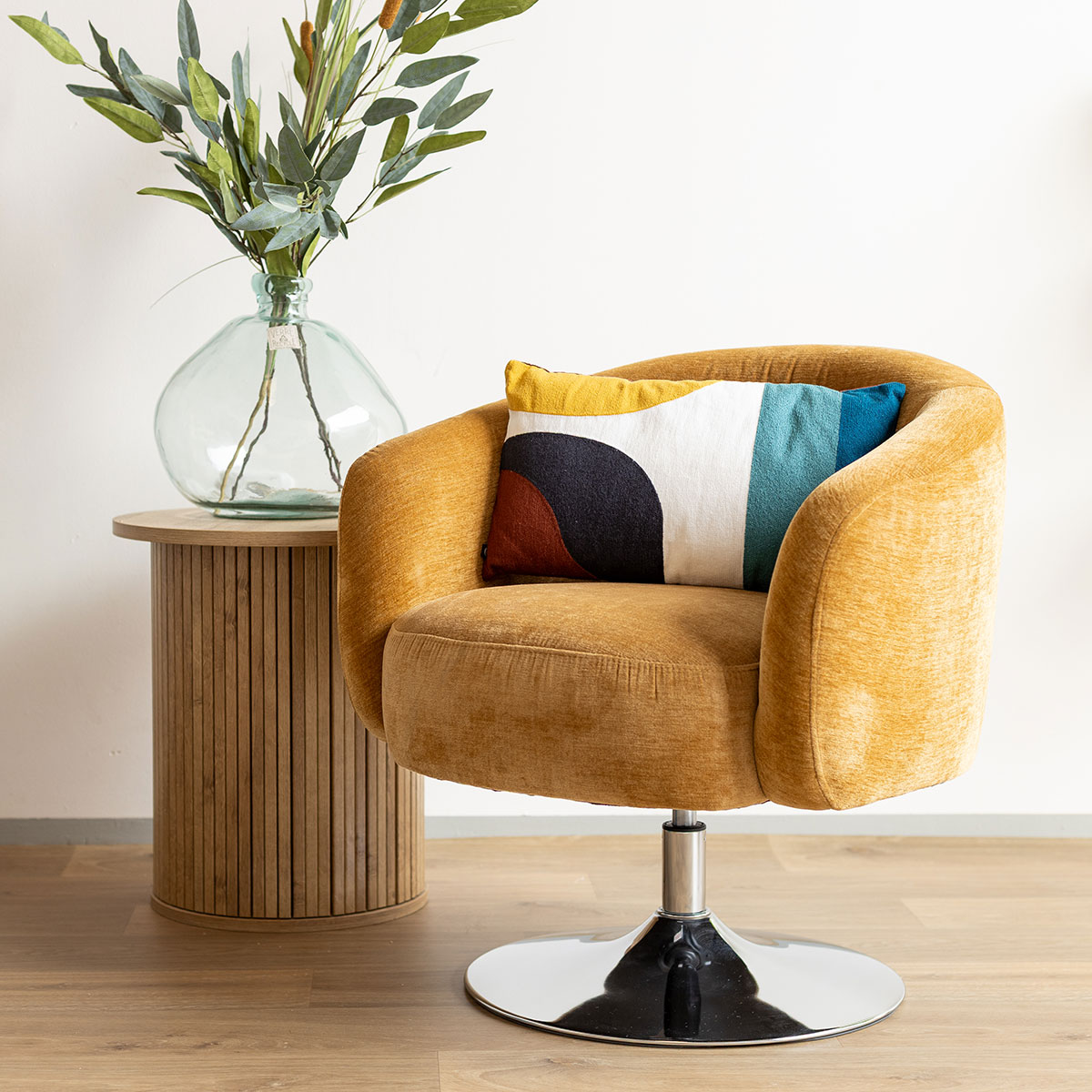 Almofada CARAVANE multicolor bordada 30x50cm