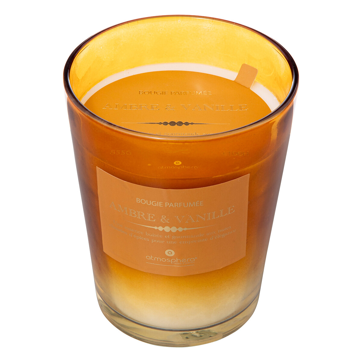 Vela perfumada em frasco de vidro ALMA AMBER 855g