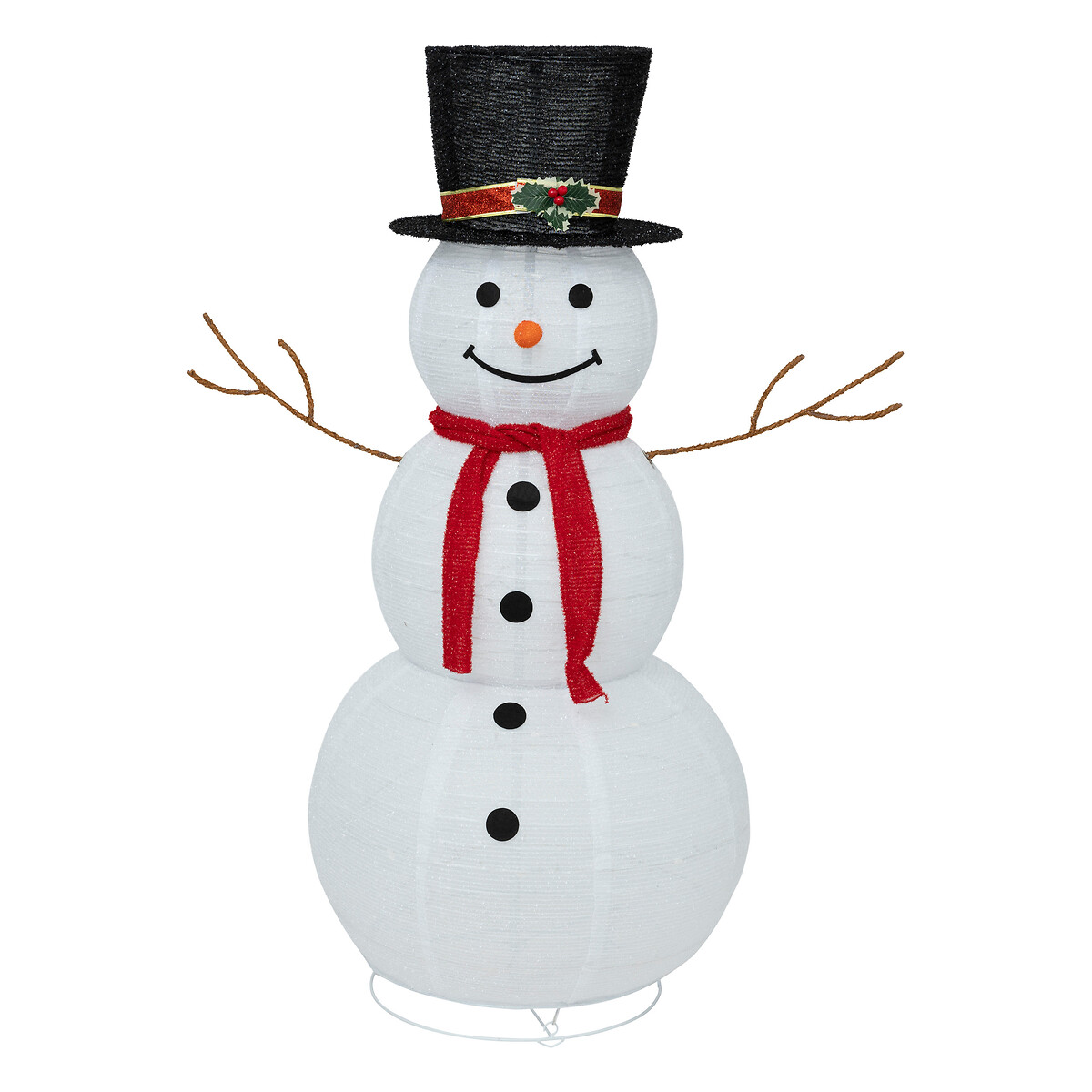 Figura boneco de neve 100led's 120cm