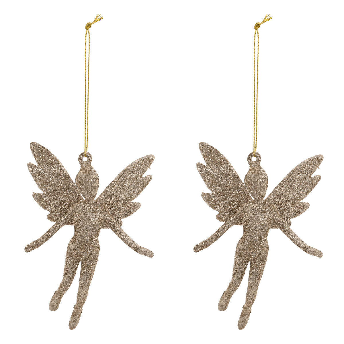 Conjunto de 2 pendurantes fada 13cm
