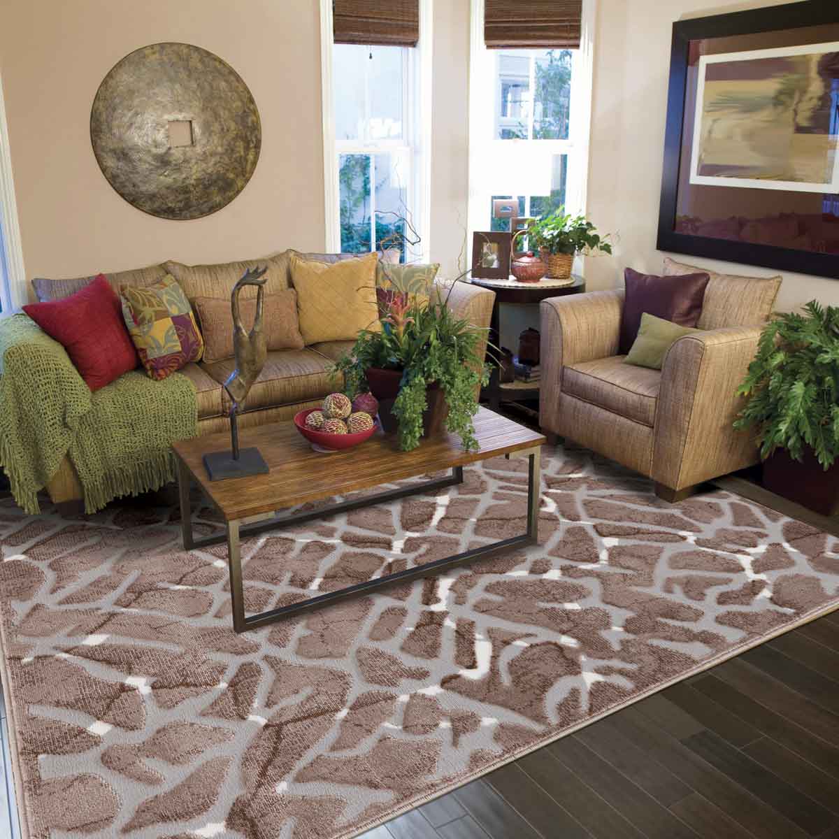 Tapete JAD dots bege 120x160cm