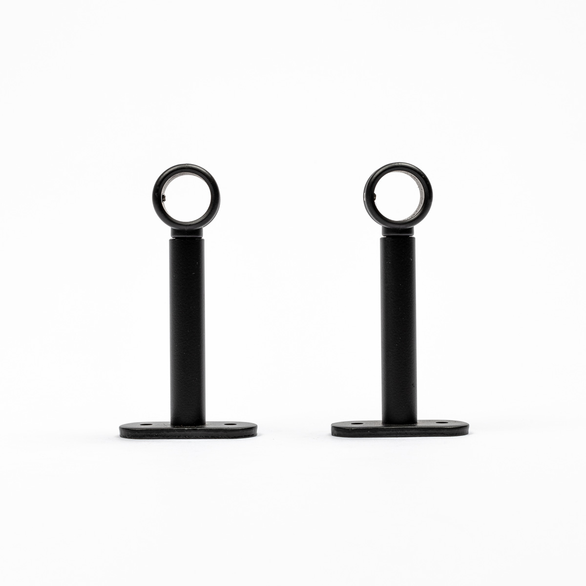 Conjunto 2 suportes preto 90mm