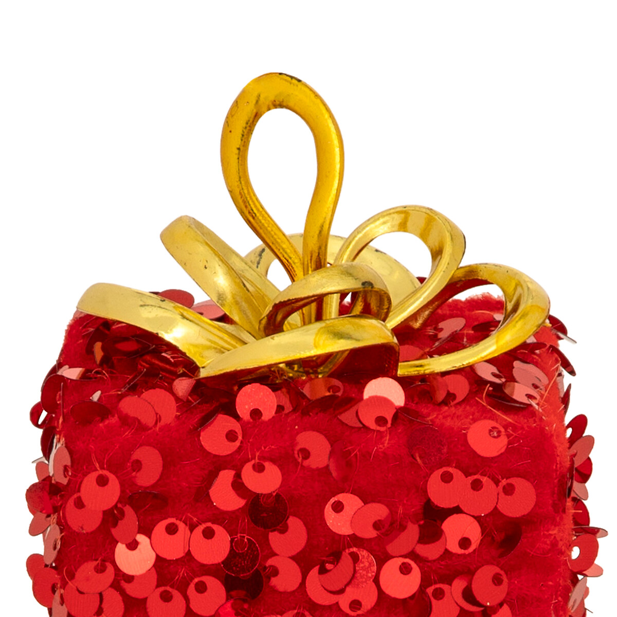 Pendurante presente lantejoulas vermelho