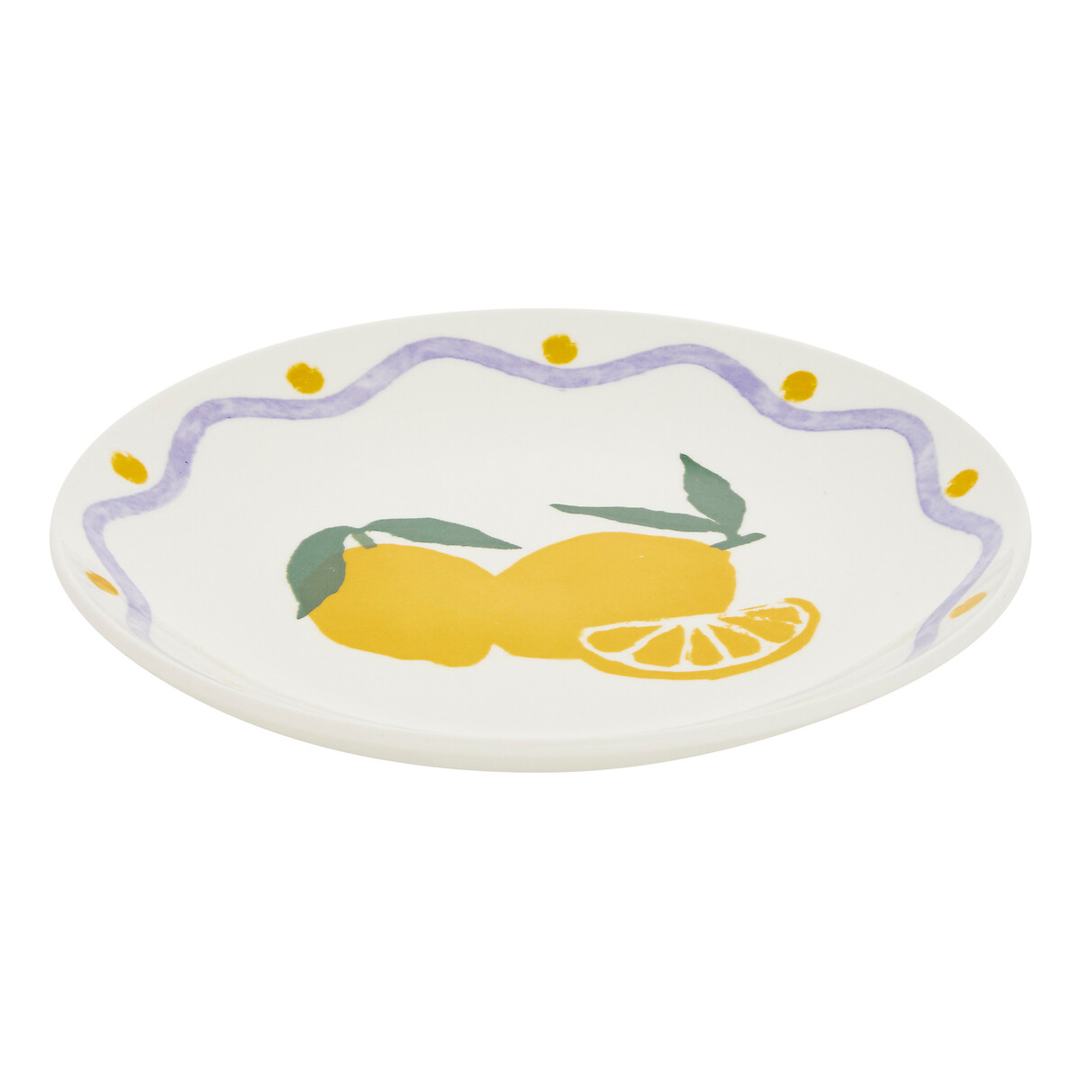 Prato de sobremesa FRUITY em porcelana 19cm