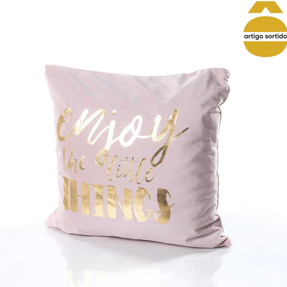 Almofada decorativa com padr&atilde;o 45x2x45cm