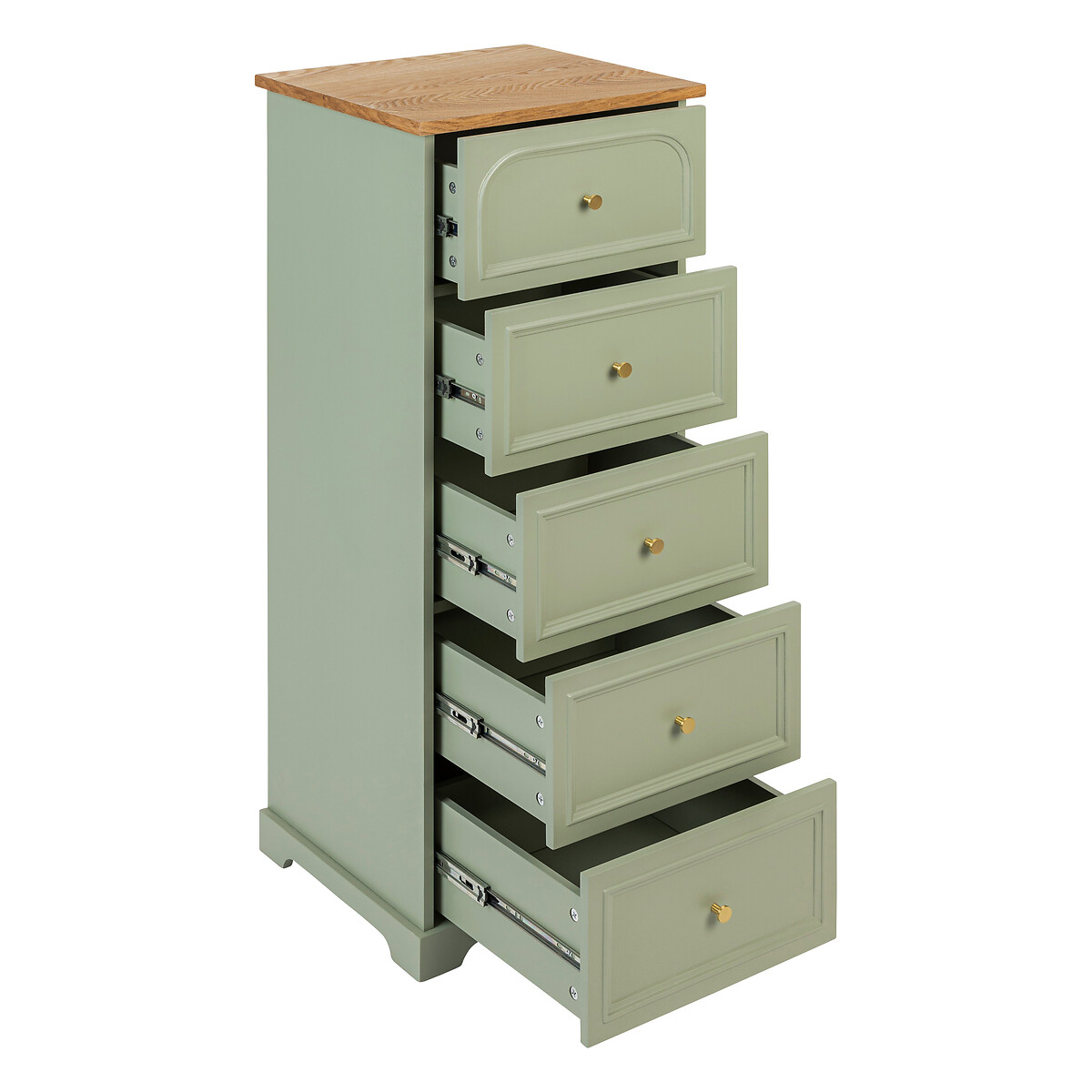 Cómoda Com 5 Gavetas Mohea Celadon