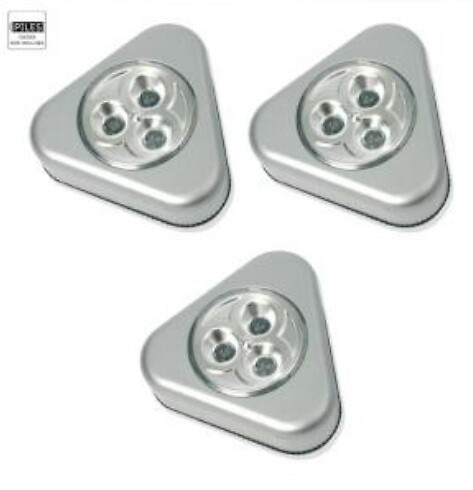 Conjunto 3 l&acirc;mpadas led de presen&ccedil;a