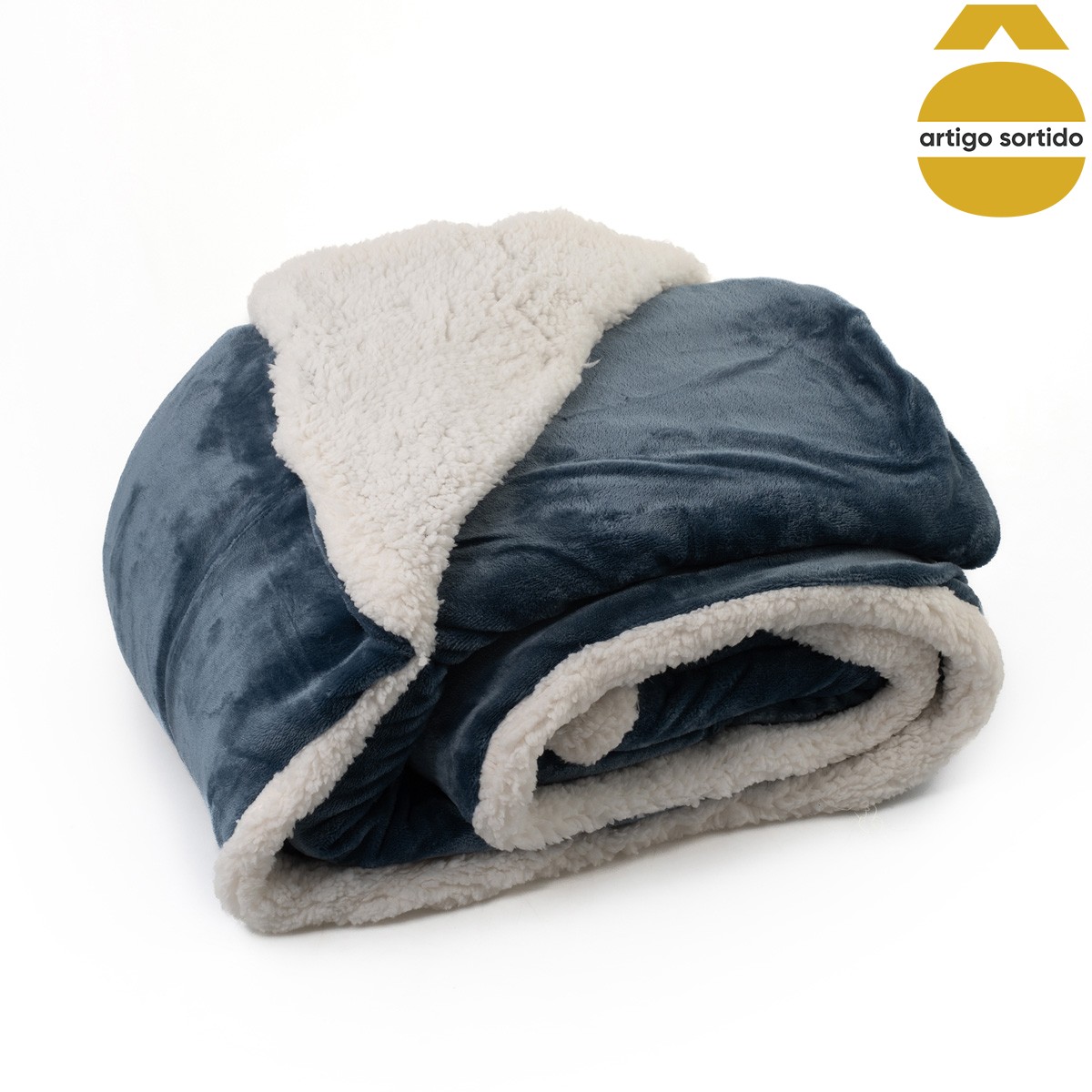 Manta SHERPA flanela 120x160cm