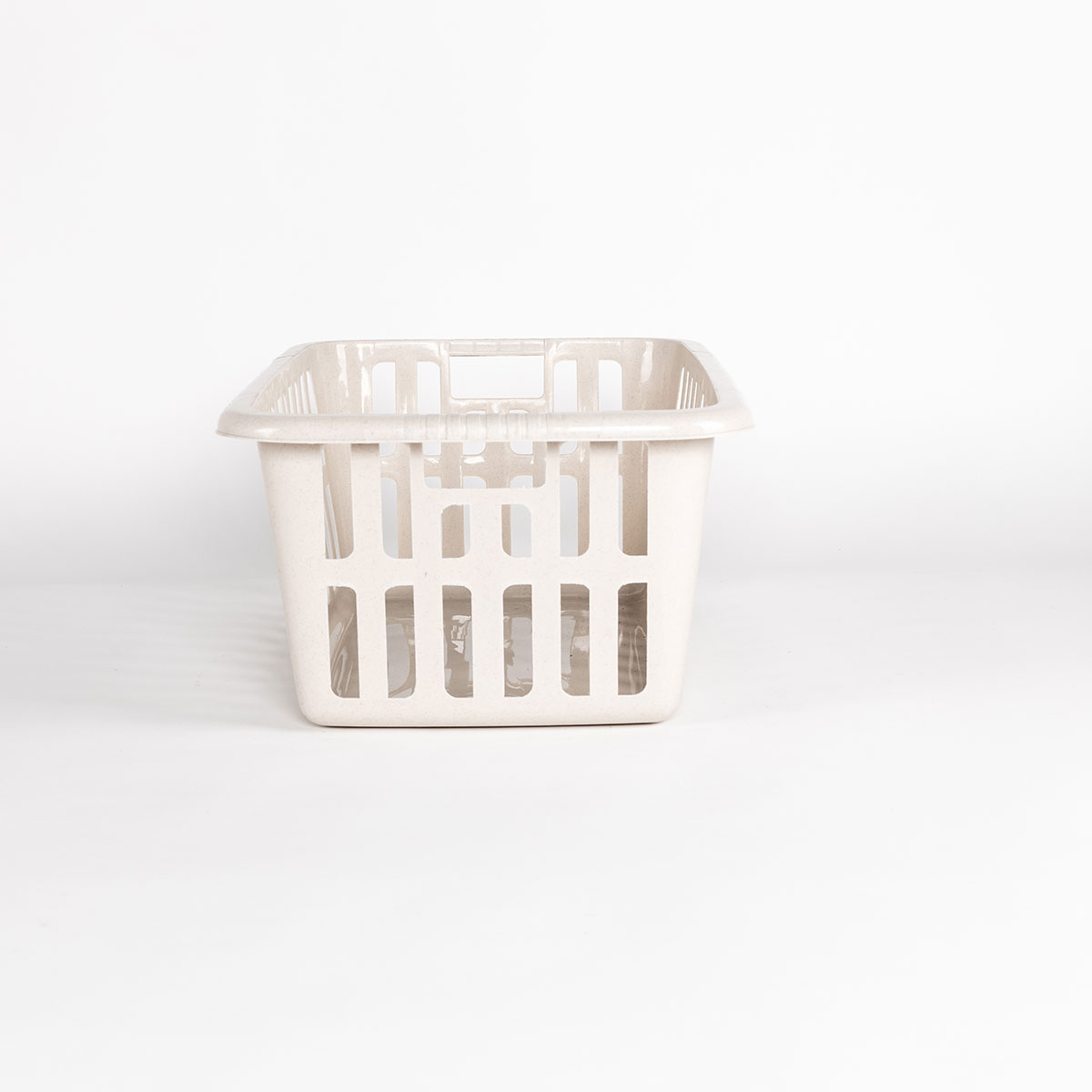 Cesto roupa alto creme 40L