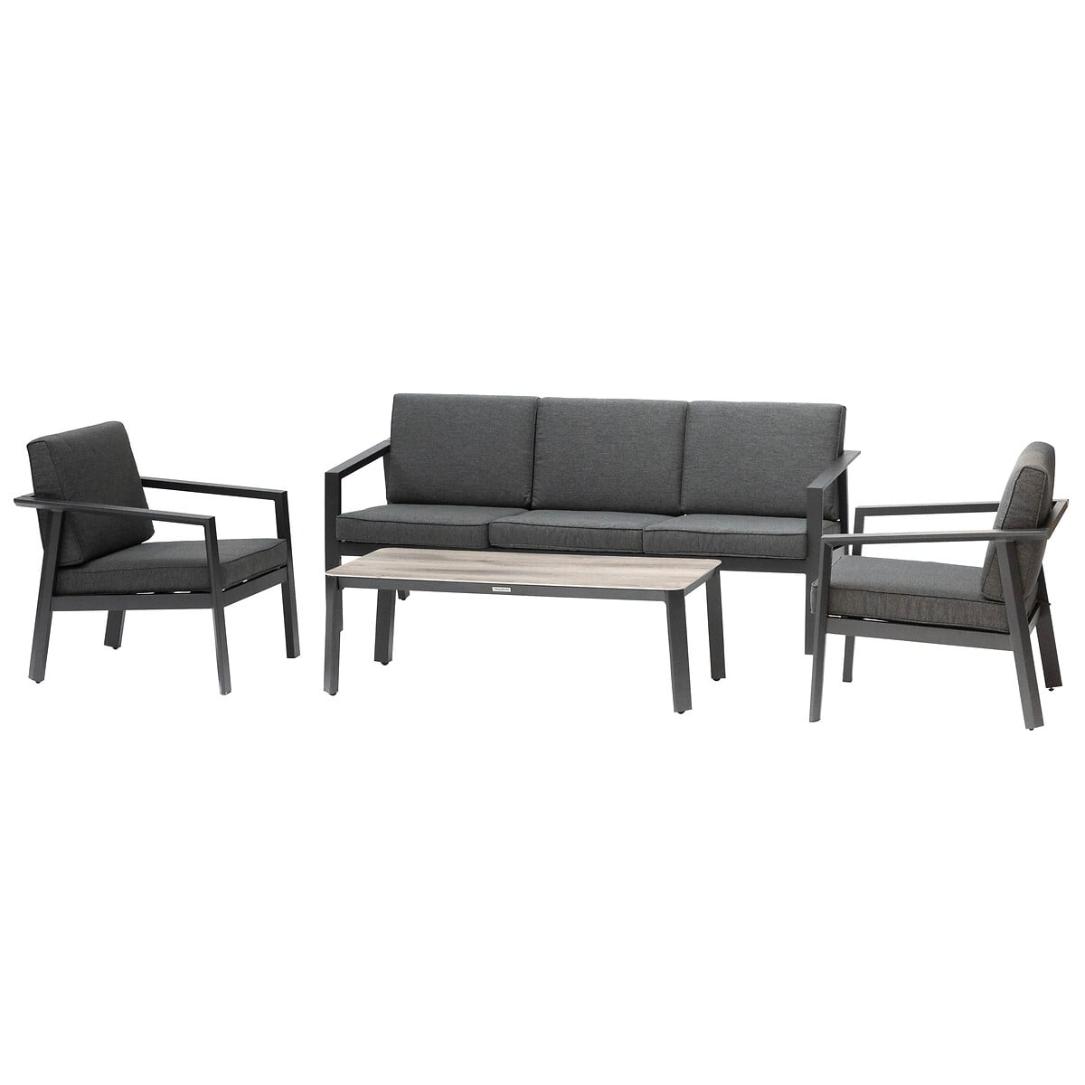Conjunto de jardim PAVANE cinza graphite