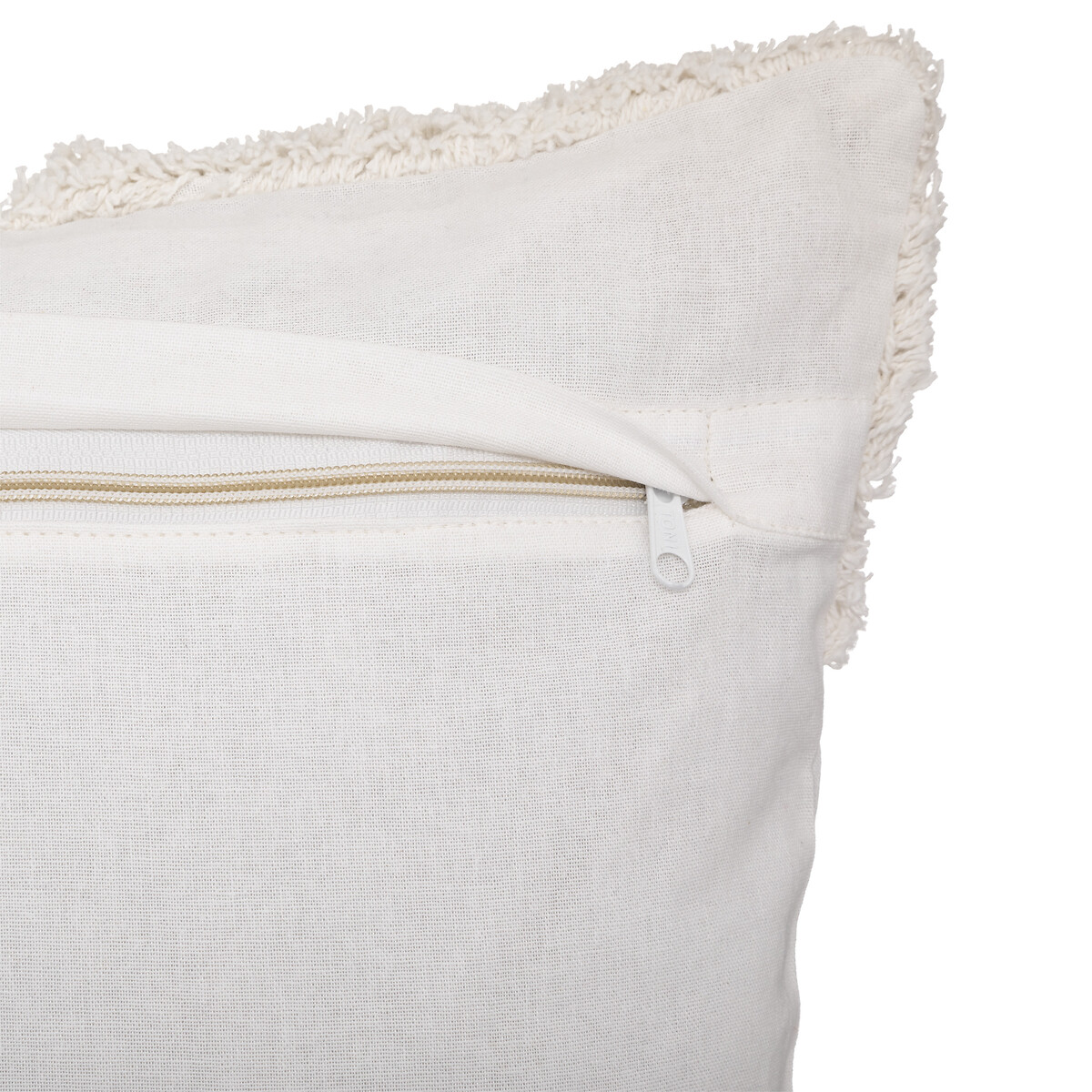 Capa para almofada TUFT marfim 40x40cm