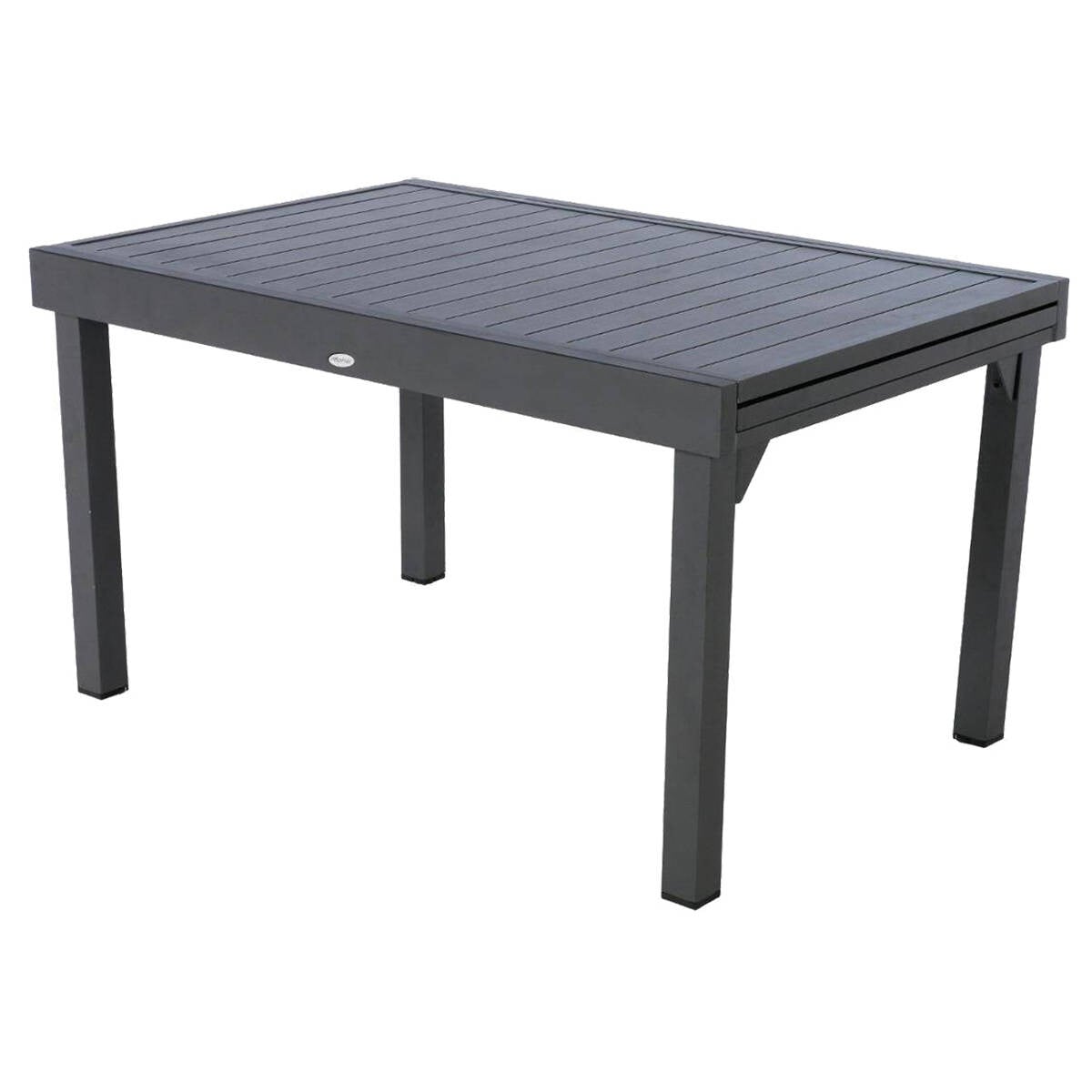 Mesa extens&iacute;vel PIAZZA cinza graphite 135-270cm