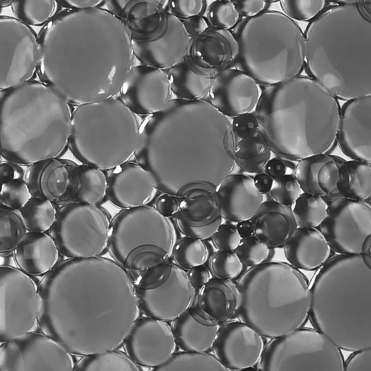 Tapete wc antiderrapante bolhas cinza