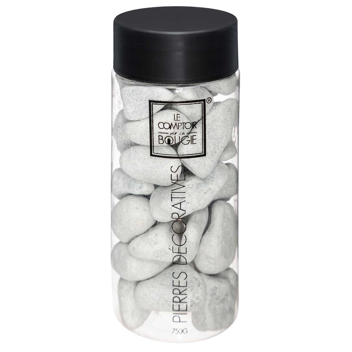 Pedras decorativas cinza m&eacute;dias 750gr