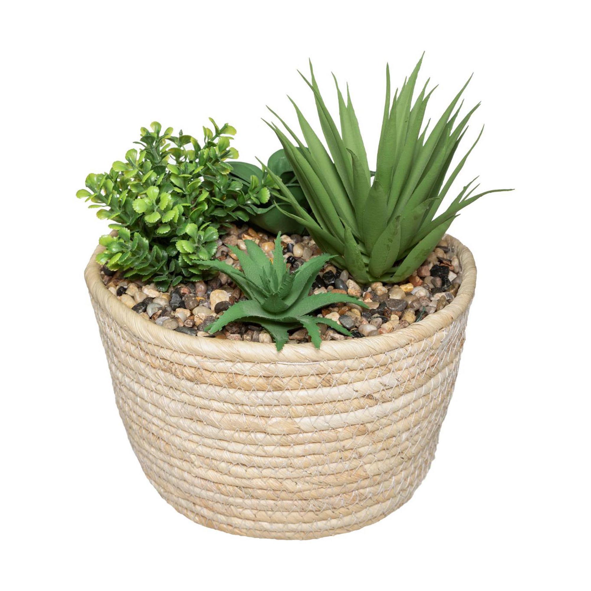 Vaso com flores artificiais