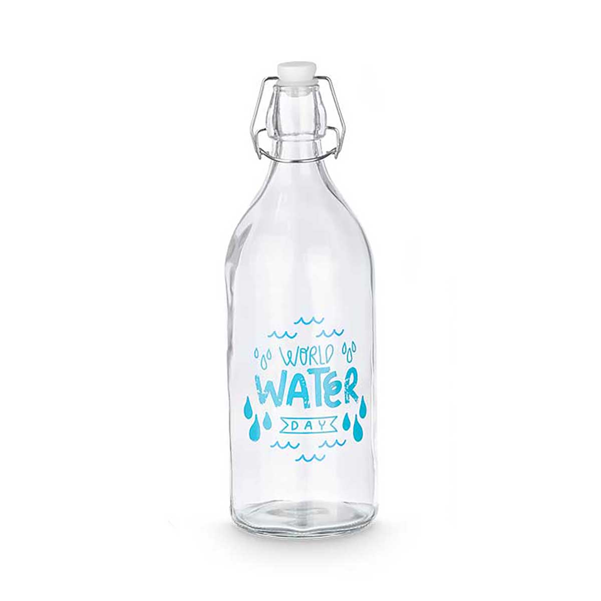 Garrafa Water Em Vidro 1l