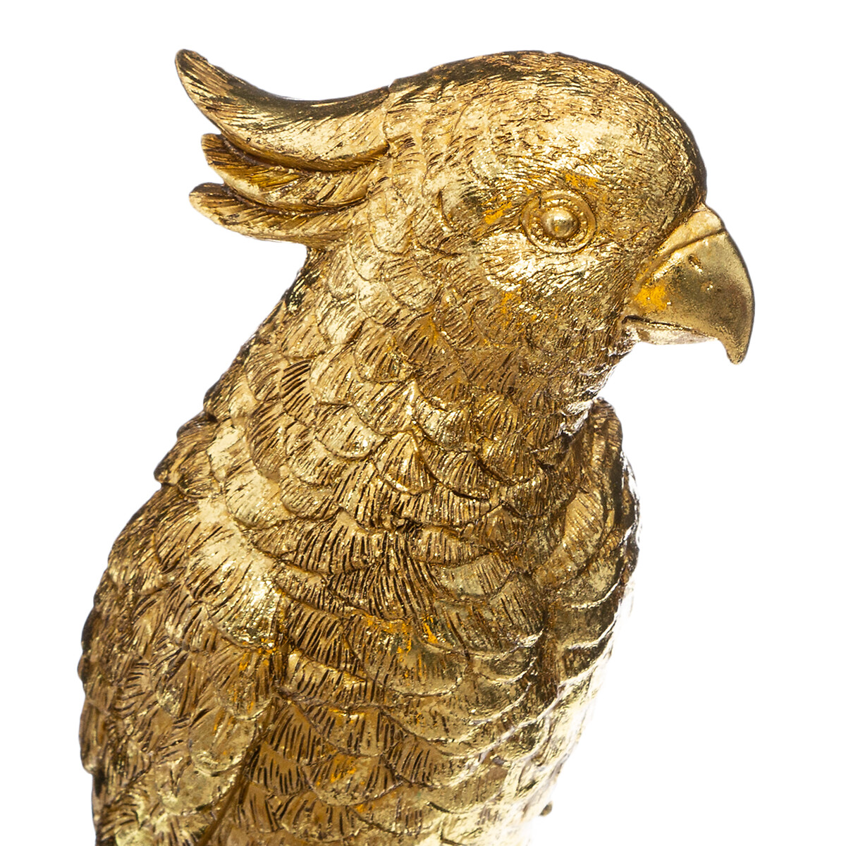 Est&aacute;tua p&aacute;ssaro dourado LOUKA