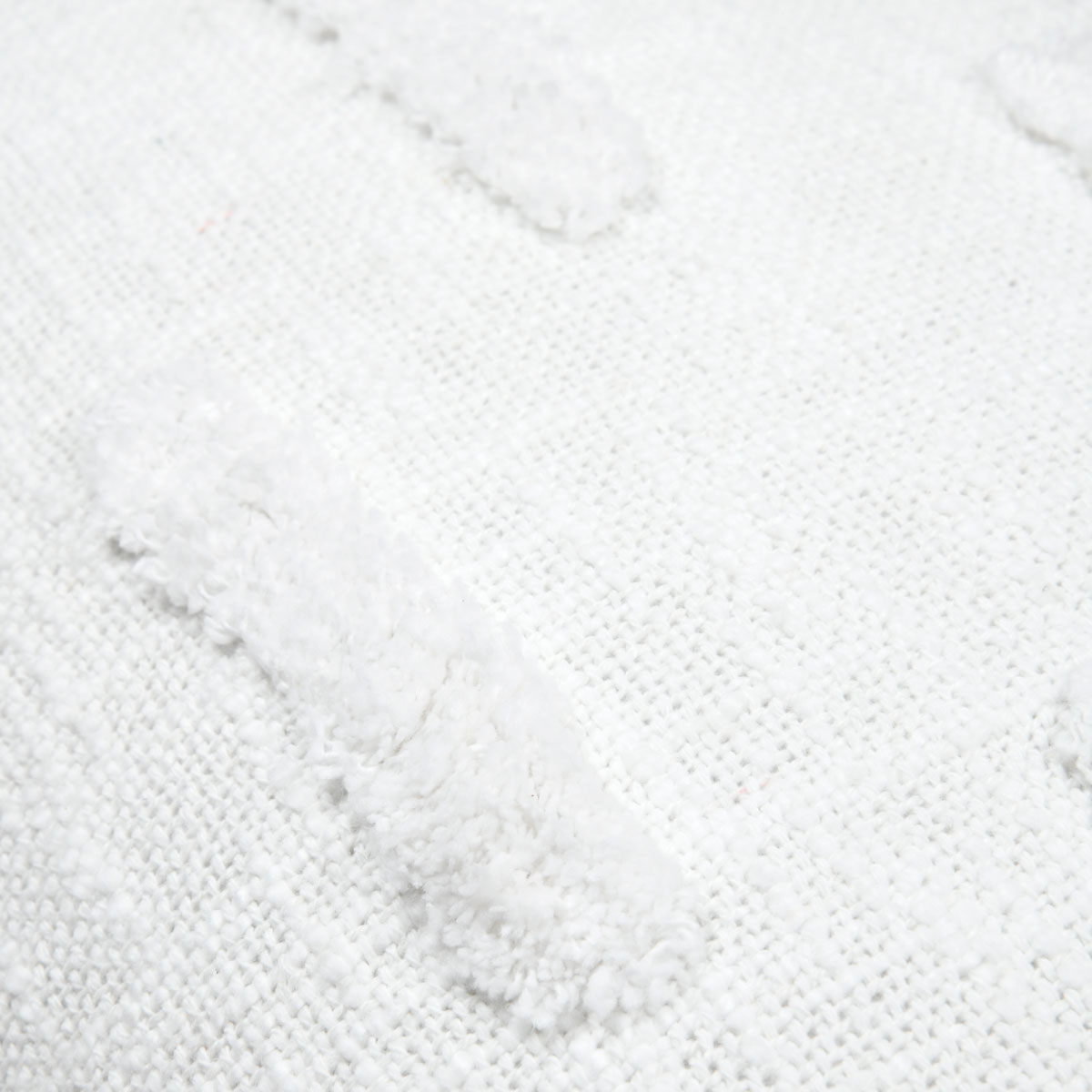 Almofada JOSEPHA cru em algod&atilde;o 40x40cm